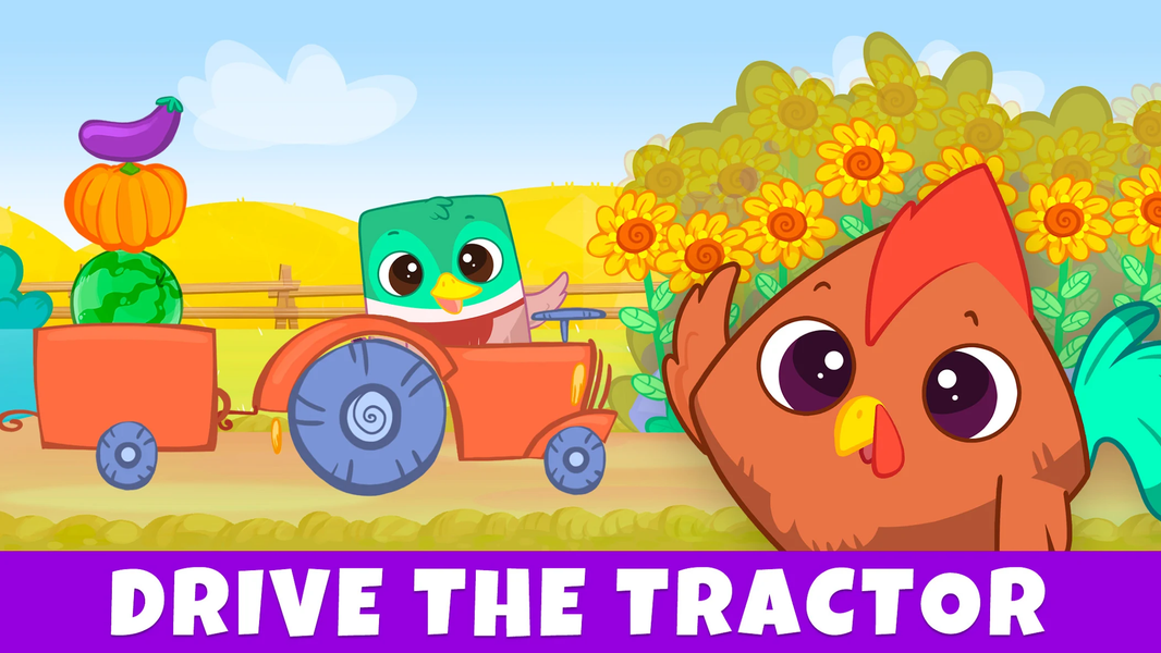 Bibi Farm: Games for Kids ۲-۵ - عکس بازی موبایلی اندروید