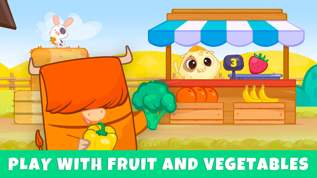 Bibi Farm: Games for Kids ۲-۵ - عکس بازی موبایلی اندروید