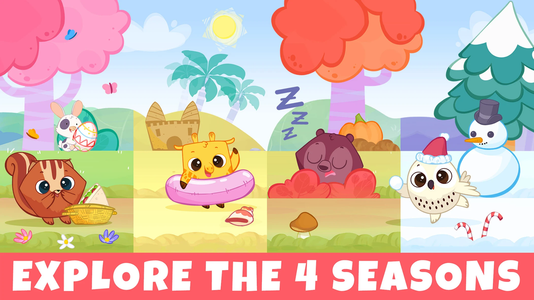 4 Seasons Games for Toddler 2+ - عکس بازی موبایلی اندروید