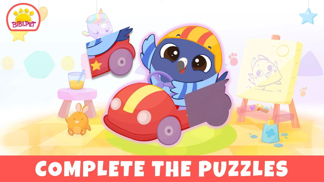 Puzzle and Colors Kids Games - Gameplay image of android game