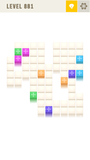 One Line Block Fill Puzzle - Image screenshot of android app