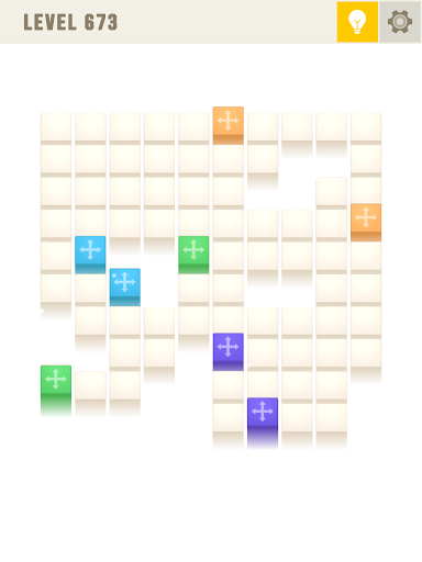 One Line Block Fill Puzzle - Image screenshot of android app