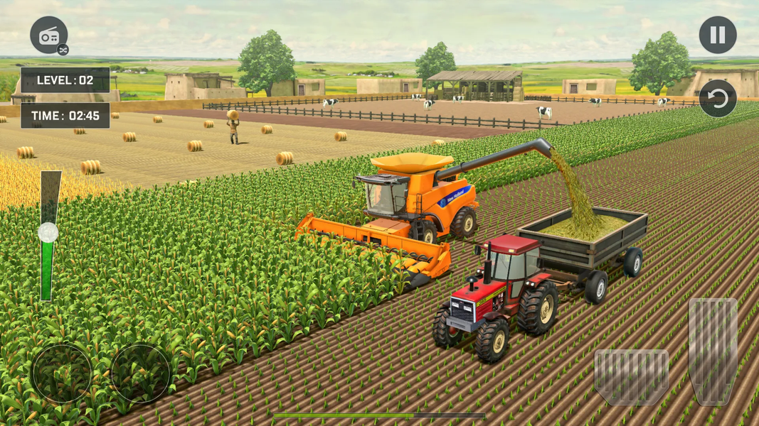 Tractor Simulator - Farm Games - Gameplay image of android game