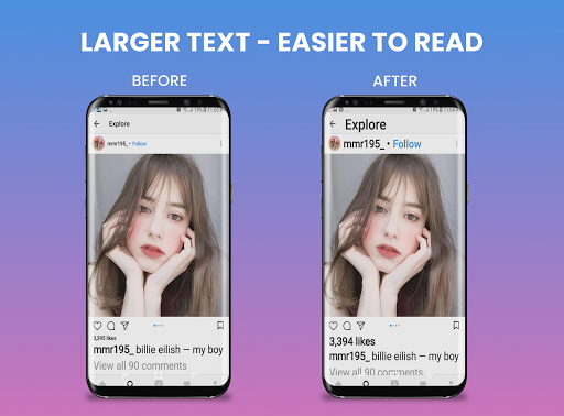 Big Font: Enlarge font - Image screenshot of android app