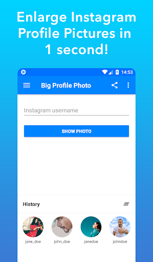 Big Profile Photo - عکس برنامه موبایلی اندروید