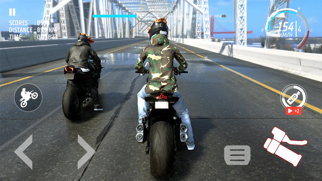 Real Bike Driving: City ۳D - عکس بازی موبایلی اندروید