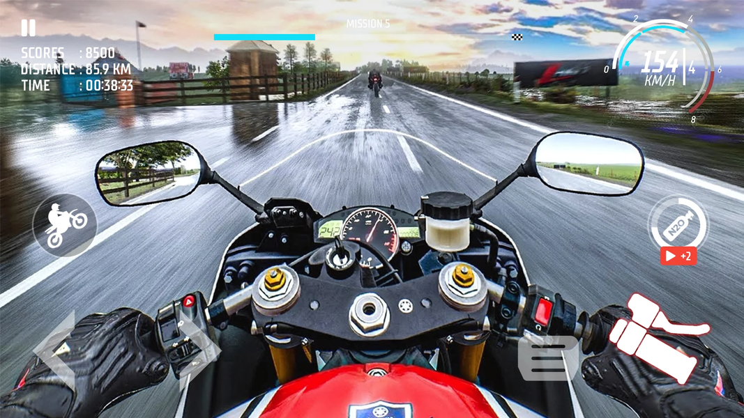 Real Bike Driving: City 3D - عکس بازی موبایلی اندروید