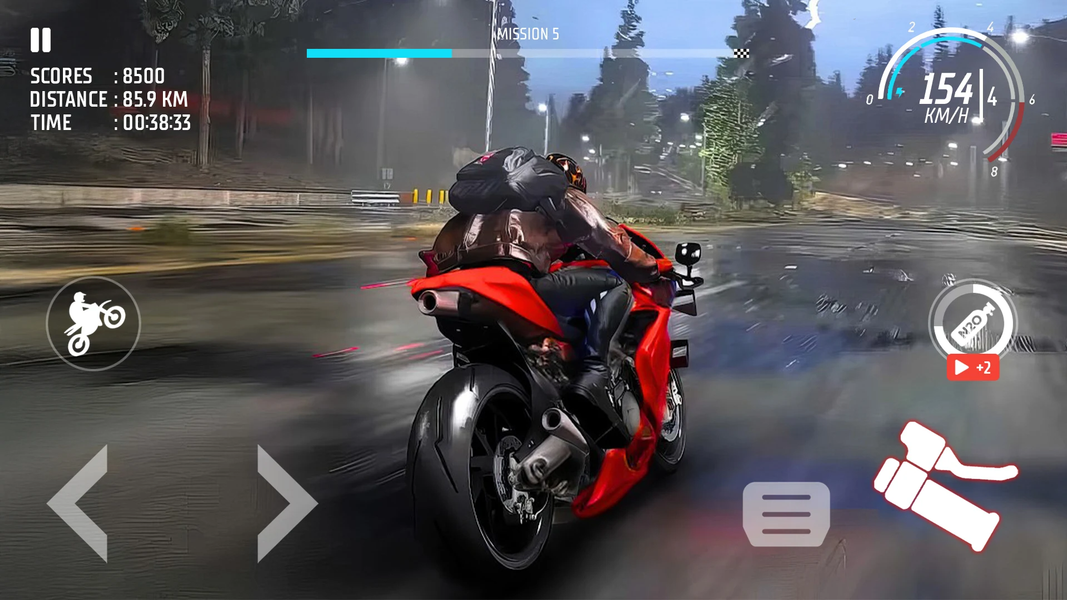 Real Bike Driving: City ۳D - عکس بازی موبایلی اندروید