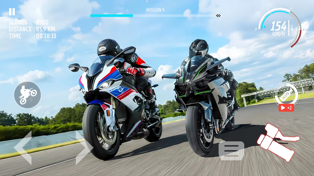 Real Bike Driving: City ۳D - عکس بازی موبایلی اندروید