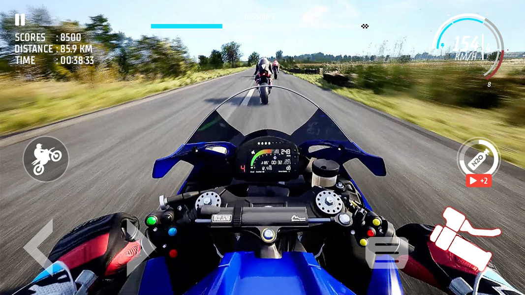 Real Bike Driving: City ۳D - عکس بازی موبایلی اندروید