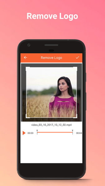 Remove Watermark From Video - عکس برنامه موبایلی اندروید