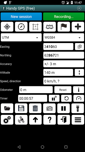 Handy GPS lite - Image screenshot of android app