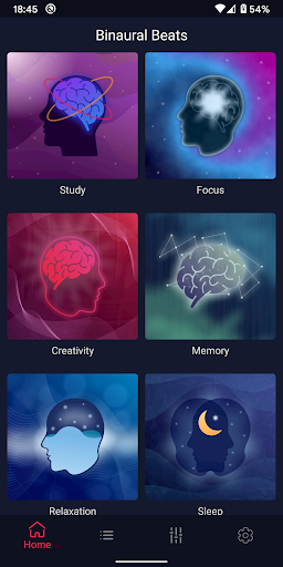 Binaural Beats - study music - Image screenshot of android app