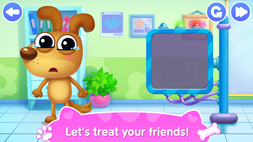 My virtual pet! Animal care - Gameplay image of android game