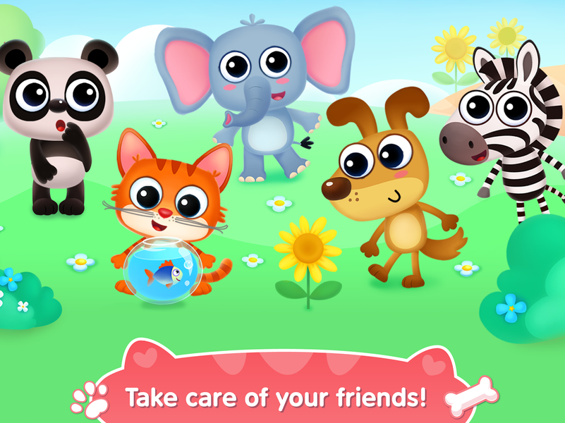 My virtual pet! Animal care - عکس بازی موبایلی اندروید