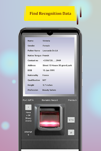 Fingerprint Biometric Prank - Image screenshot of android app