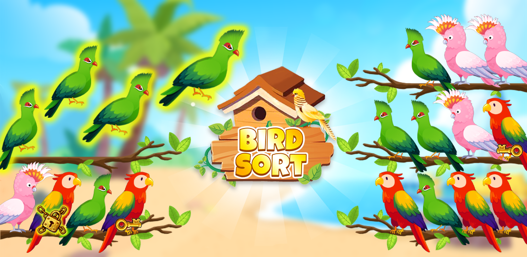 Bird Sort Puzzle - Gameplay image of android game