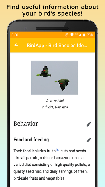 BirdsID - Identify Birds - عکس برنامه موبایلی اندروید