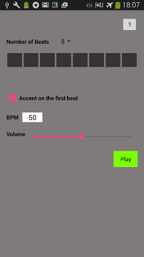 Dumbek Metronome - Image screenshot of android app