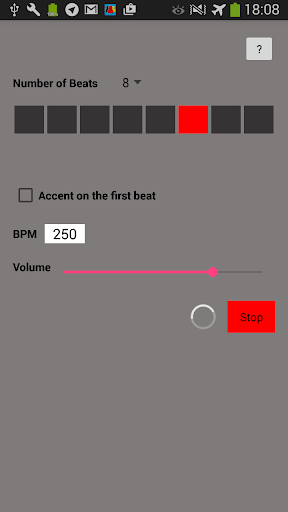 Dumbek Metronome - Image screenshot of android app