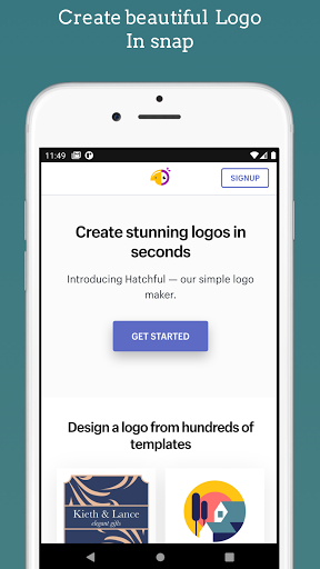 hatchful Logo Maker:Design & Create - عکس برنامه موبایلی اندروید