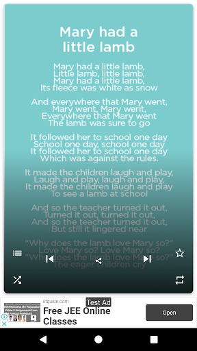 Baby Rhymes Offline Free - Image screenshot of android app
