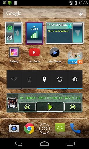 Mobile Data Widget - عکس برنامه موبایلی اندروید