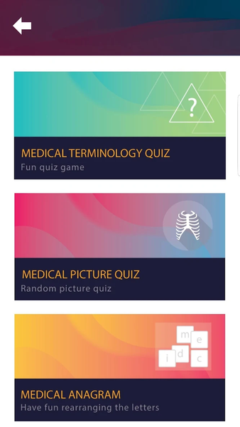 Medical Terminology Quiz Game: - عکس برنامه موبایلی اندروید