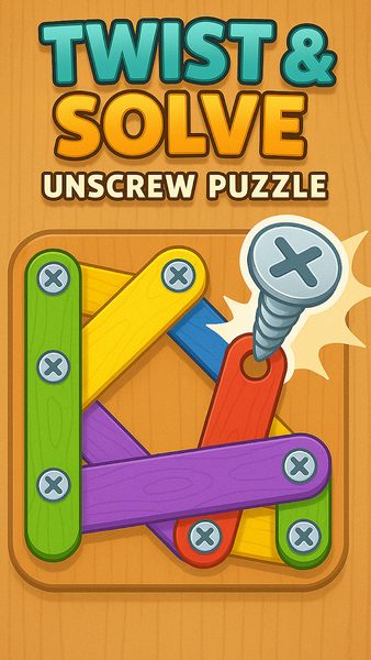 Twist & Solve - Unscrew Puzzle - عکس بازی موبایلی اندروید
