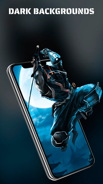 Wallpapers Black Live ۴K HD - عکس برنامه موبایلی اندروید