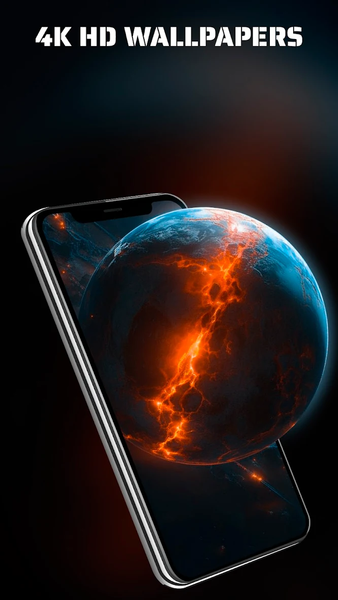 Wallpapers Black Live ۴K HD - عکس برنامه موبایلی اندروید