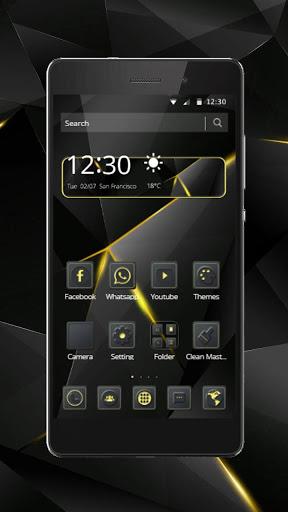 Black Luxury Theme for Huawei - عکس برنامه موبایلی اندروید