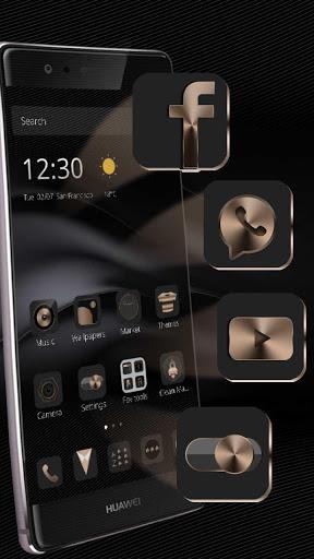 Black Silk Neat Theme - Image screenshot of android app