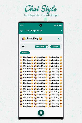 Chat Style : Stylish Font & Keyboard For Whatsapp - عکس برنامه موبایلی اندروید