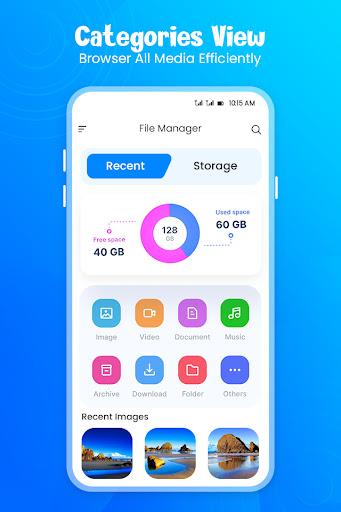 File Manager - عکس برنامه موبایلی اندروید