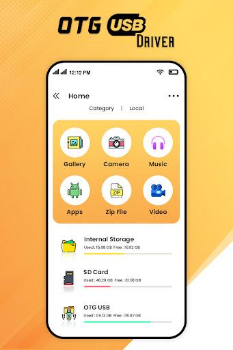 OTG USB Driver for Android - عکس برنامه موبایلی اندروید