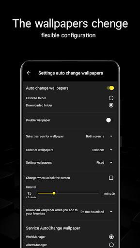 Black Wallpapers ۴K (Dark) - عکس برنامه موبایلی اندروید