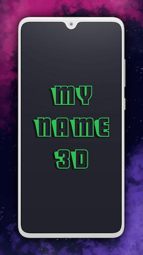 My Name 3D Live Wallpaper - Image screenshot of android app