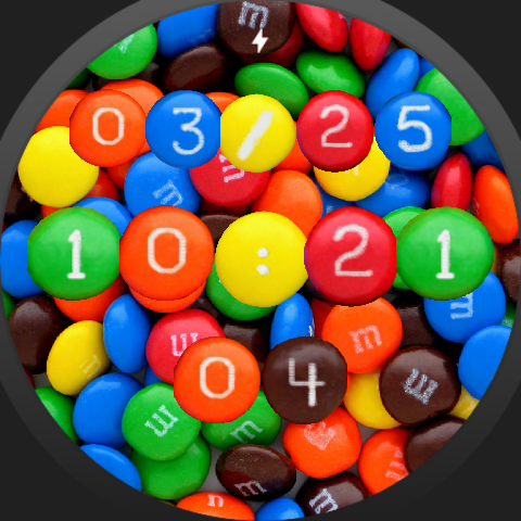 M and Ms Watch Face - عکس برنامه موبایلی اندروید