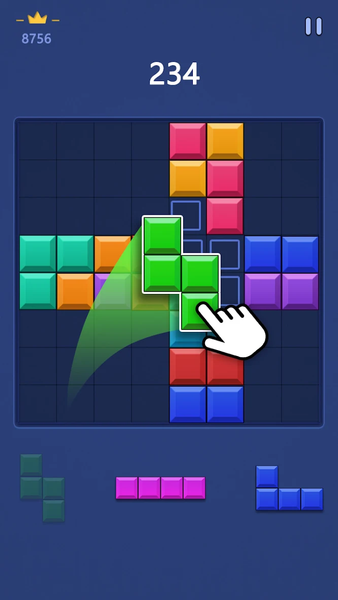 Block Puzzle - Impulse Brain - عکس بازی موبایلی اندروید