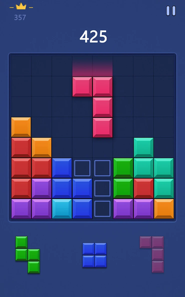 Block Puzzle - Impulse Brain - عکس بازی موبایلی اندروید