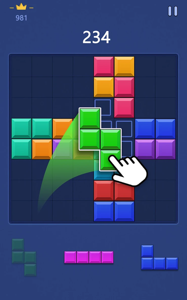 Block Puzzle - Impulse Brain - عکس بازی موبایلی اندروید