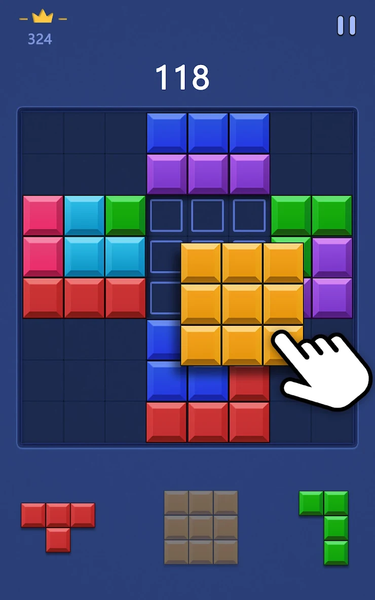 Block Puzzle - Impulse Brain - عکس بازی موبایلی اندروید