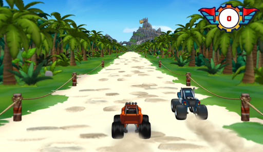 Blaze and Monster Machines: Dragon Island Race - Jogo Grátis Online