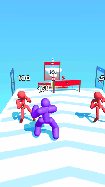 Tall man 3D: merge and run - Gameplay image of android game