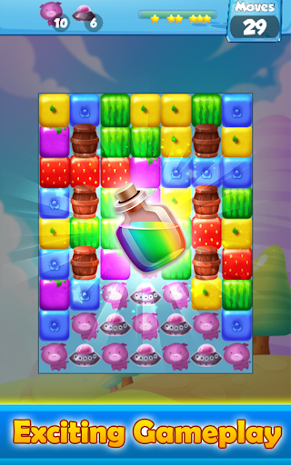 Fruit Block Blast - Cube Puzzle Legend - Gameplay image of android game