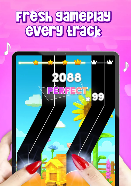 Piano Magic Notes ۷ Music Game - عکس بازی موبایلی اندروید