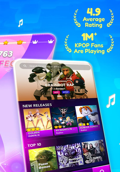 Piano Magic Notes ۷ Music Game - عکس بازی موبایلی اندروید
