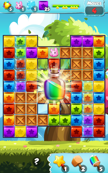 Toys Cubes Blast: Collapse Log - Image screenshot of android app