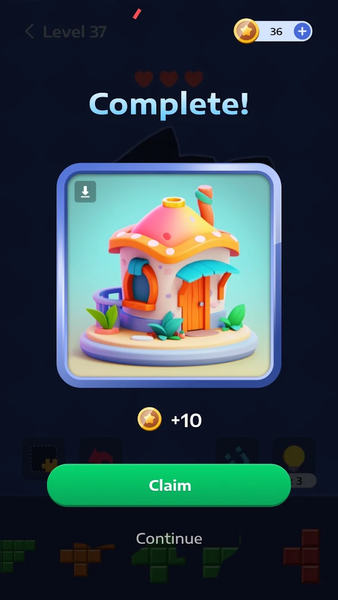 Blocky Jigsaw Puzzle Game - عکس بازی موبایلی اندروید